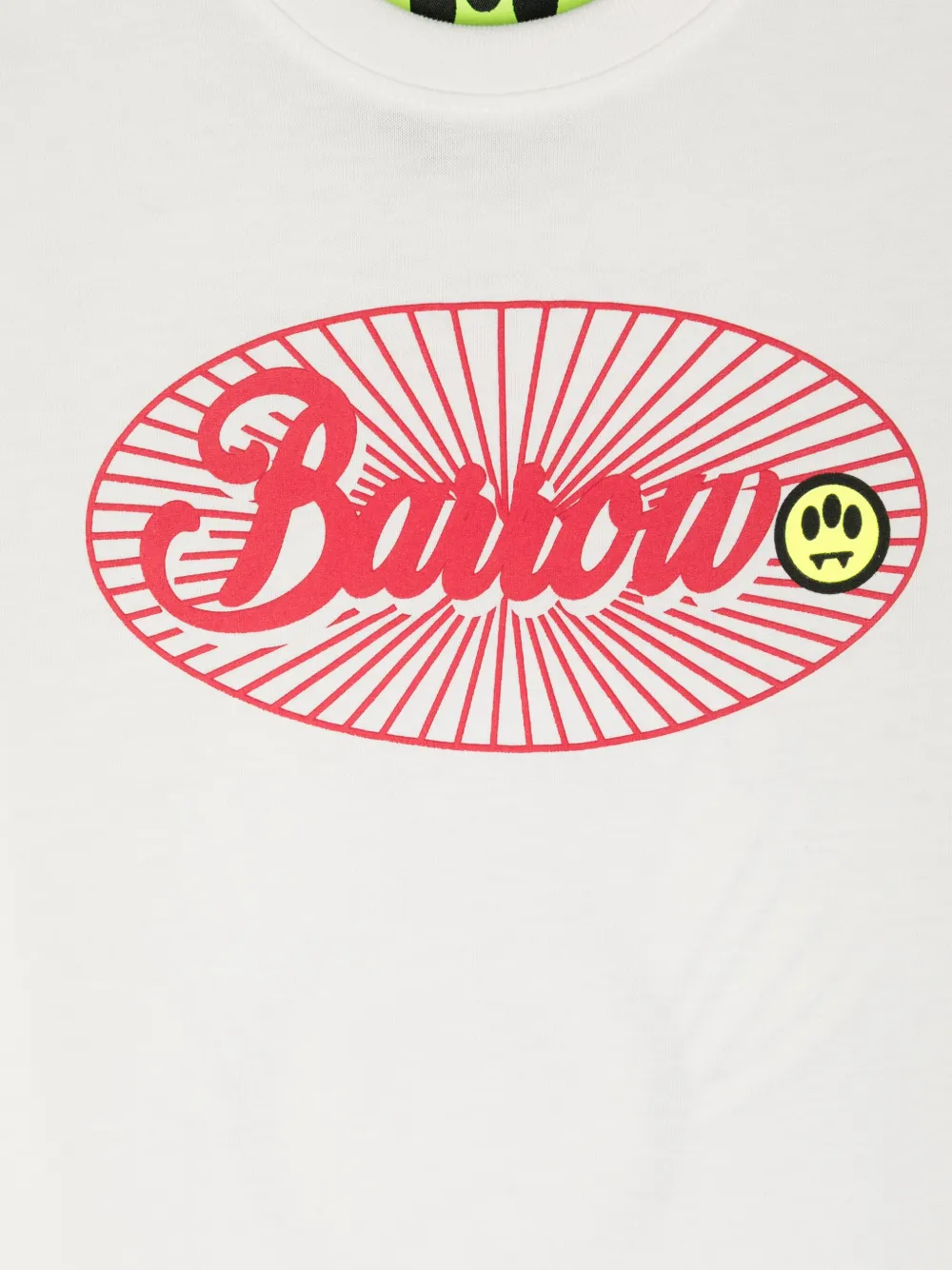Barrow kids T-shirt met logoprint Wit