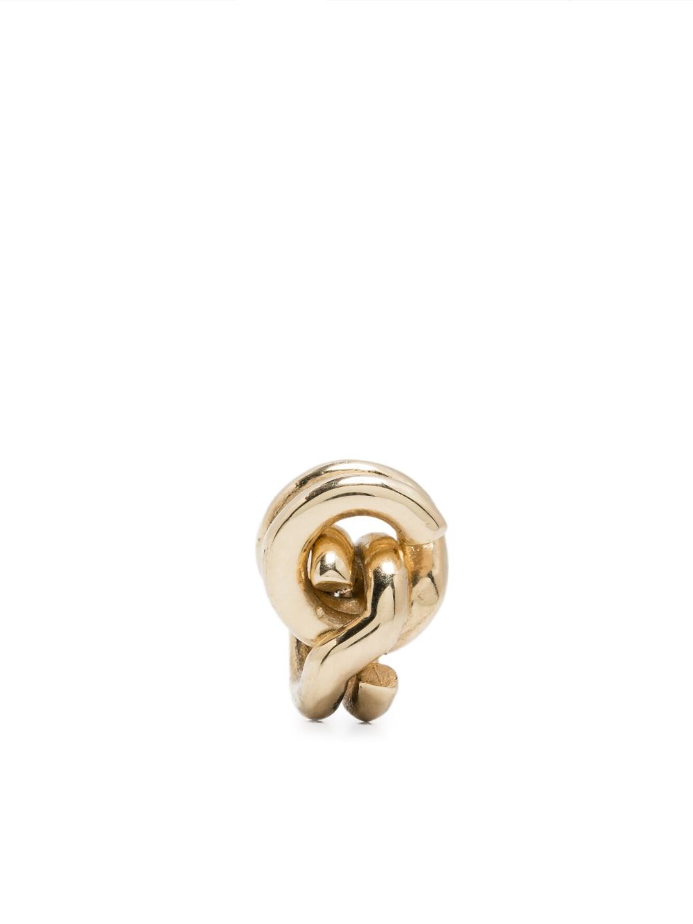 14K yellow gold single earring