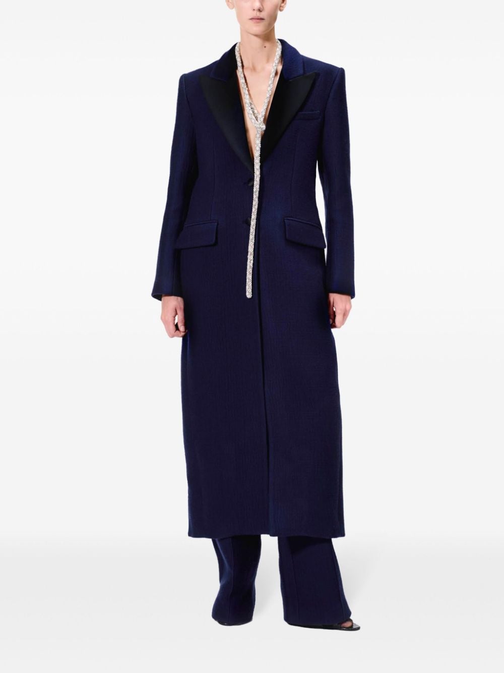 Adam Lippes Samira coat - Blauw