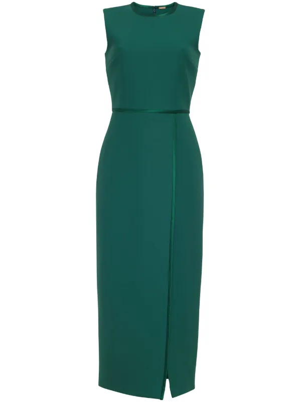 Adam Lippes Nello Midi Dress in Green