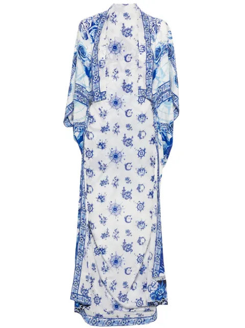 Camilla abrigo reversible estampado