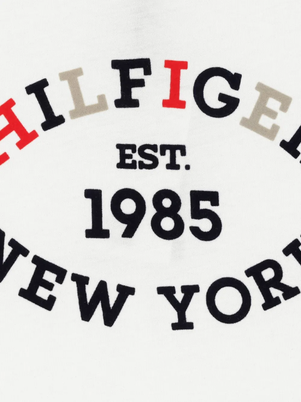 Tommy Hilfiger Junior T-shirt met logoprint Wit
