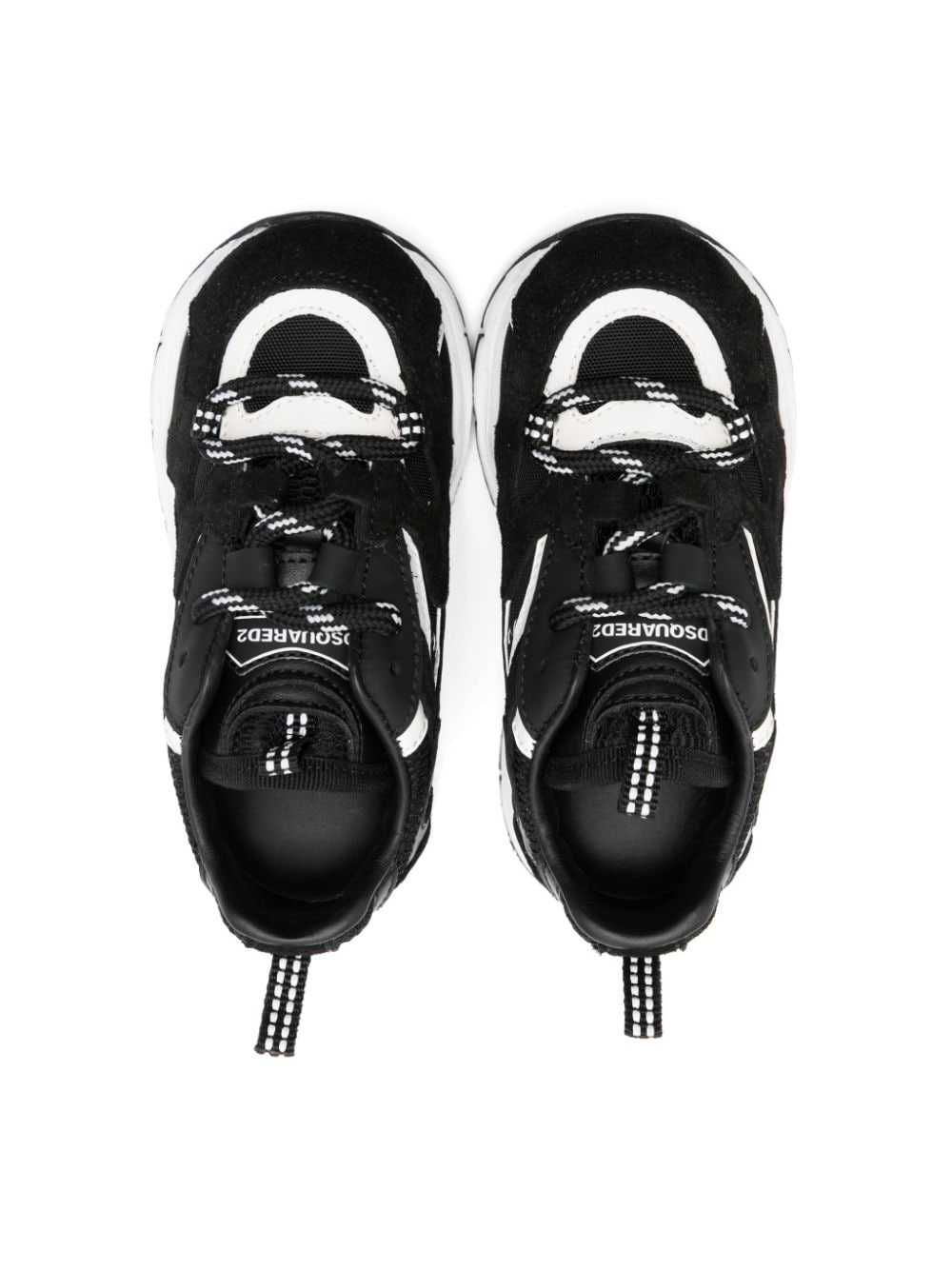 DSQUARED2 KIDS Sneakers met logoprint Zwart