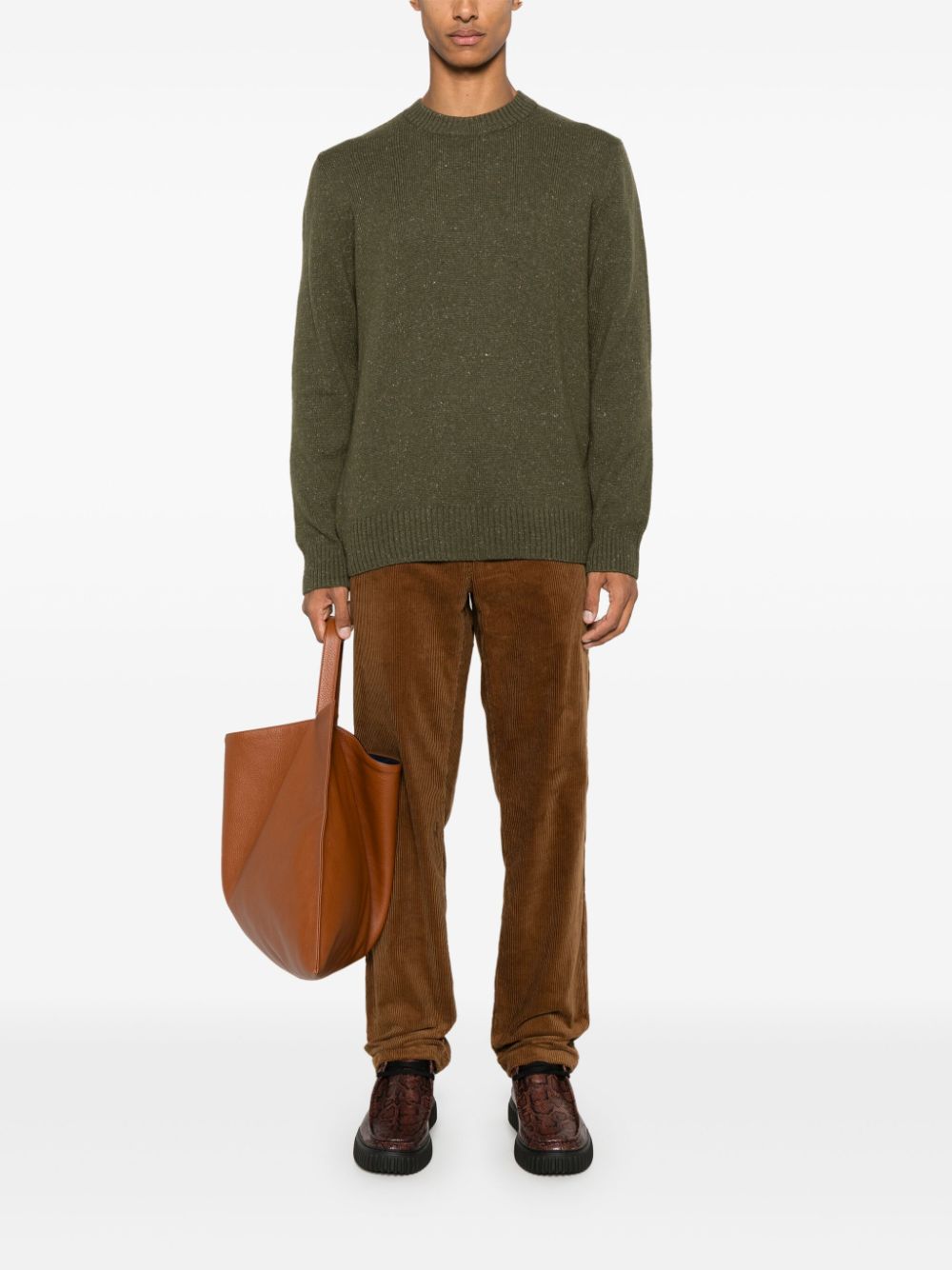 Shop Apc Lucien Sweater In Green