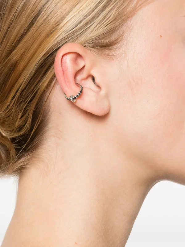 Spinelli Kilcollin Elara ダイヤモンド イヤーカフ | シルバートーン  