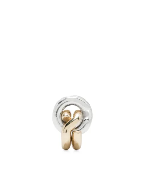 OUIE arete con eslabones articulados en oro amarillo de 14kt 