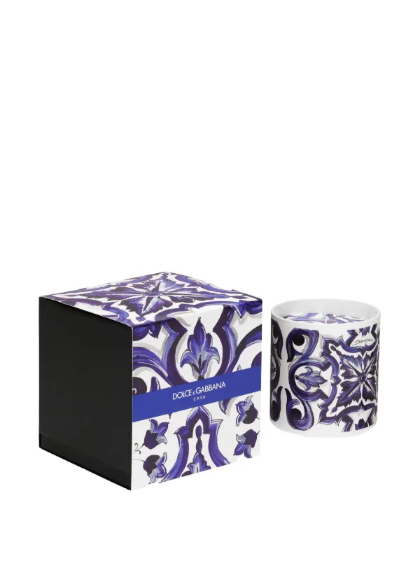 Dolce & Gabbana アロマキャンドル 中サイズ Dolce & Gabbana アロマキャンドル | ブルー | FARFETCH JP