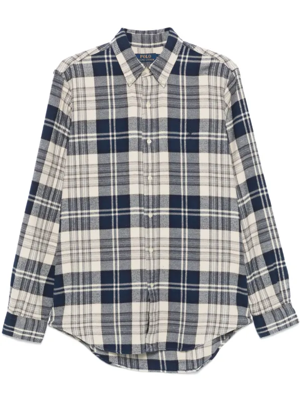 Polo Ralph Lauren Plaid-check Shirt in Blue