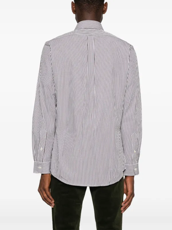 Polo Ralph Lauren ストライプ シャツ | ブラウン | FARFETCH JP Polo Ralph Lauren ストライプ シャツ | ブラウン | FARFETCH JP