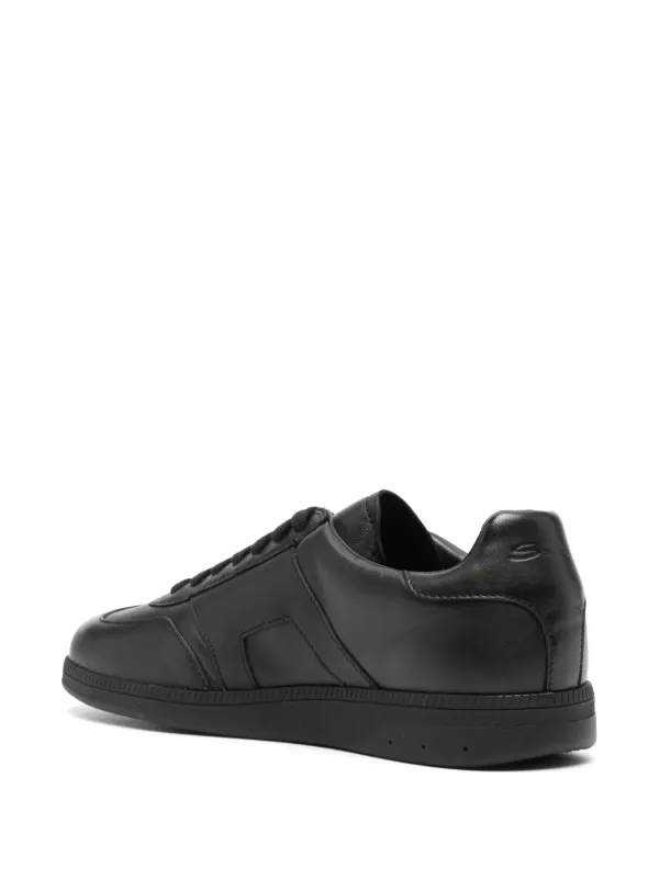 【SANTONI】DBS Oly メンズ ブラックレザースニーカー Santoni DBS Oly Sneakers | Black | FARFETCH JO