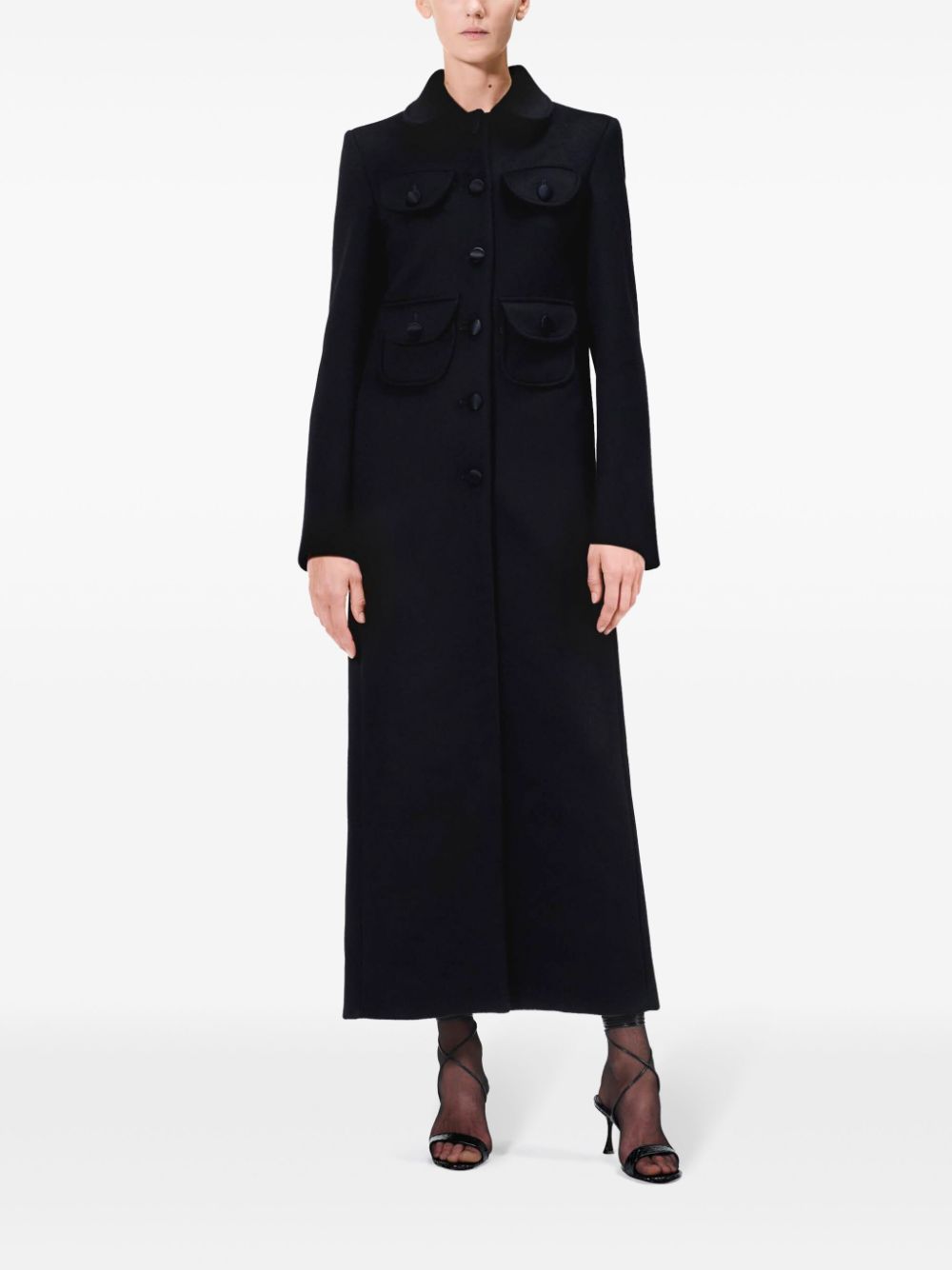 Adam Lippes Wheatleigh coat - Zwart