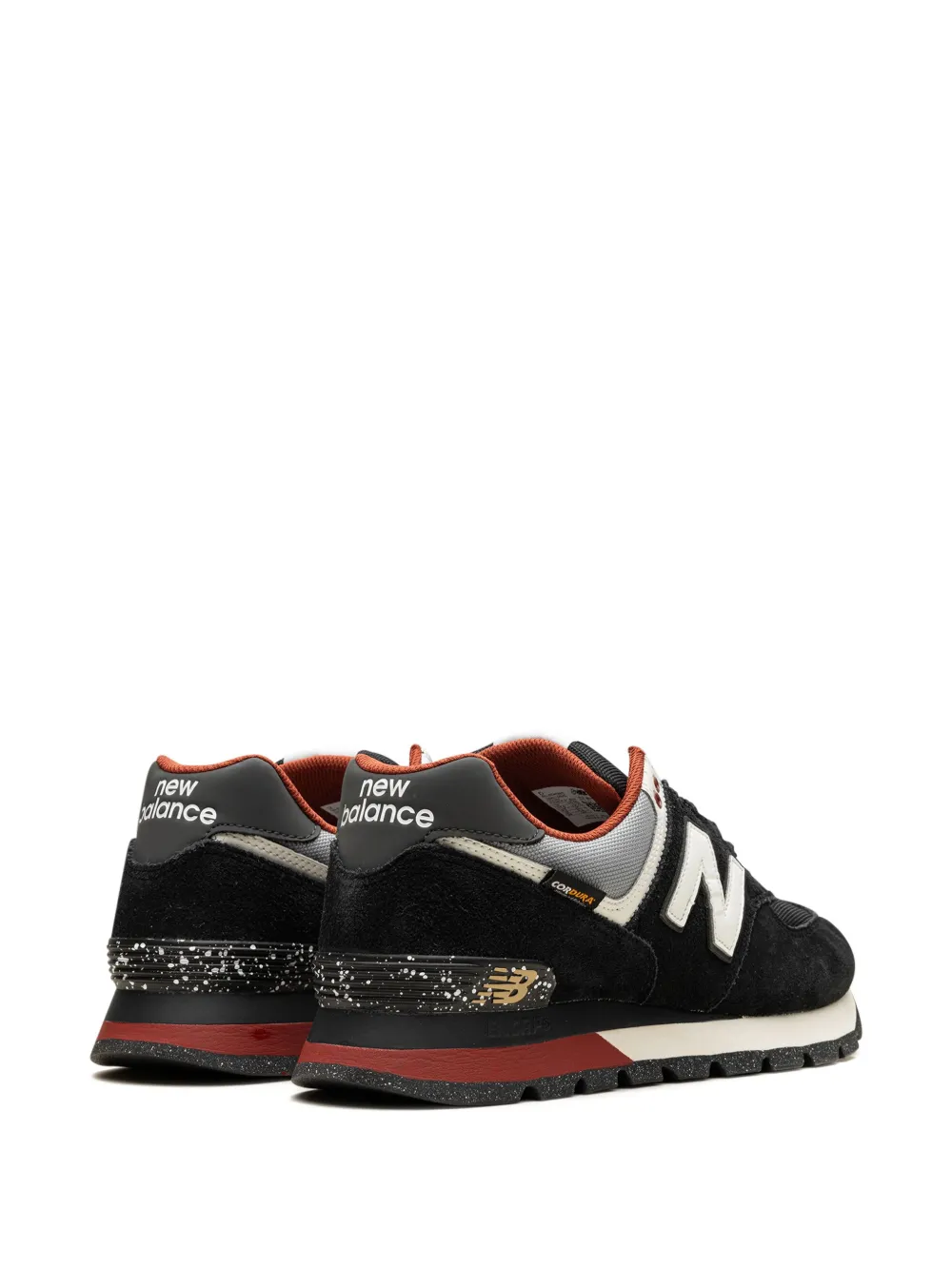 New Balance 574 Rugged "Black Red" sneakers Zwart