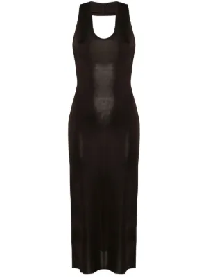 Khaite ブラックワンピース ブラック系 KHAITE (Women)のワンピース | レディース | 三越