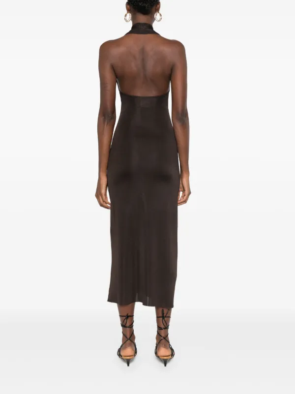 【関税込み】KHAITE 'Queen' dress KHAITE Queen Dress in Black | FWRD