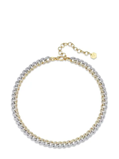 SHAY 18kt gold Two-Tone diamond necklace