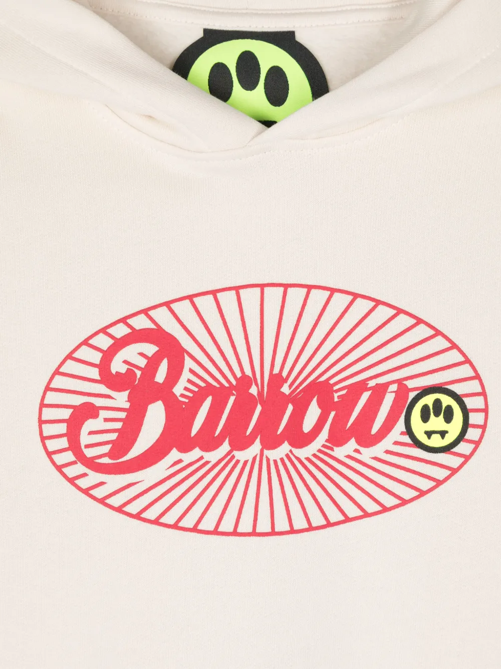 Barrow kids Hoodie met logoprint Beige