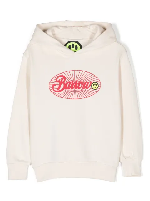 Barrow kids hoodie con logo estampado