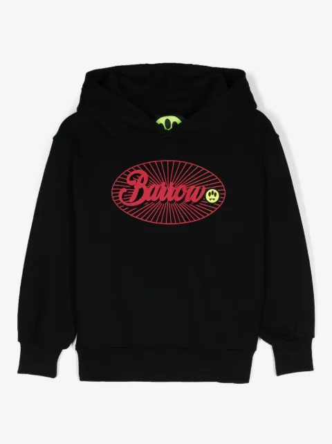 Barrow kids hoodie con logo estampado