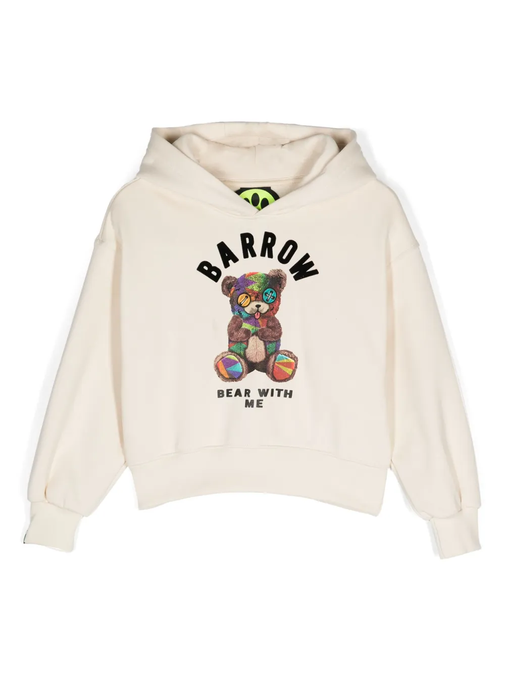 Barrow kids Hoodie met logoprint Beige