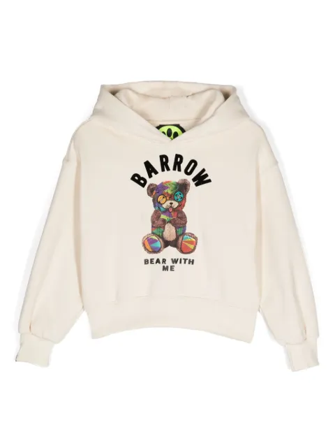 Barrow kids logo-print hoodie