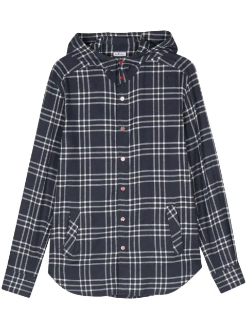 Kiton checked shirt