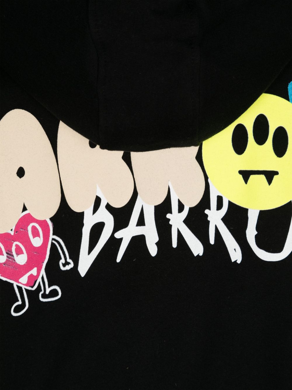 Shop Barrow Logo-print Hoodie In Black