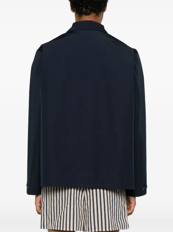 A.P.C. Regis Shirt Jacket | Blue | FARFETCH JO