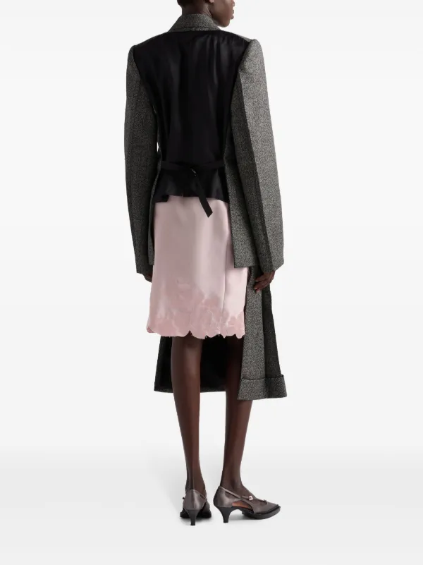 スカート Prada Midi skirt in mouline Prada Mouline Wool Midi Skirt - Bergdorf Goodman