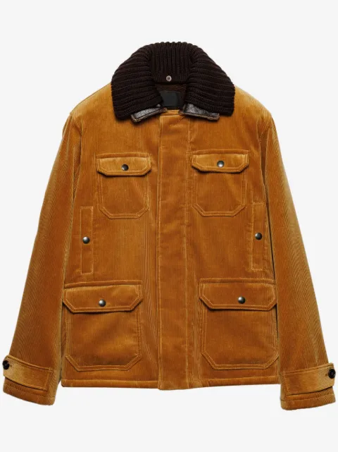 Prada corduroy shirt jacket