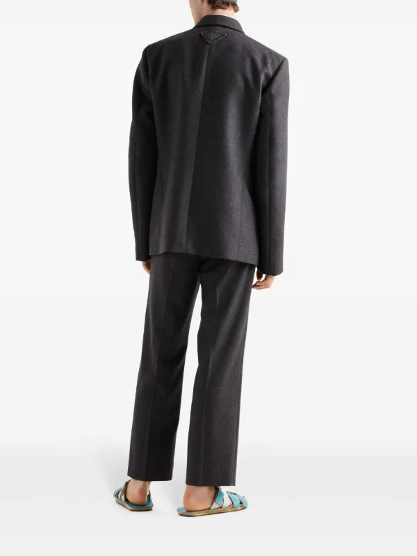 Prada シングルジャケット | グレー | FARFETCH JP