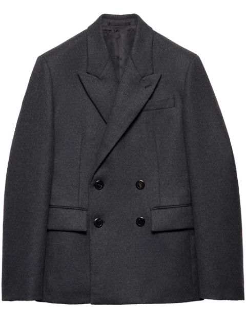 Prada double-breasted wool blazer