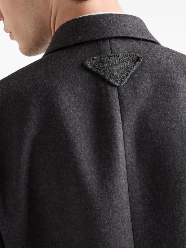 Prada ダブルジャケット | グレー | FARFETCH JP