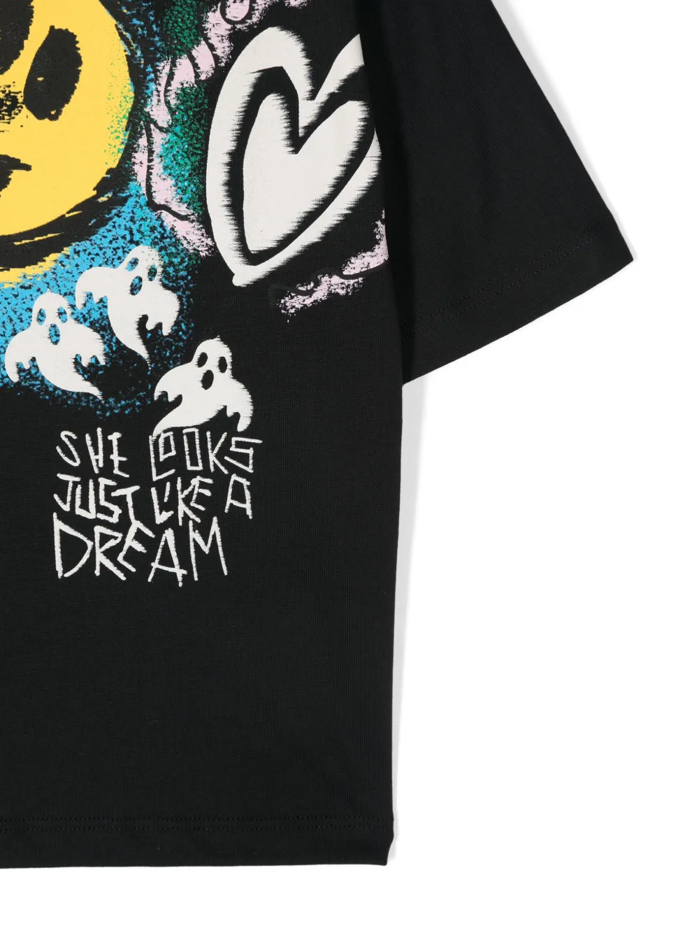 Barrow kids T-shirt met logoprint Zwart