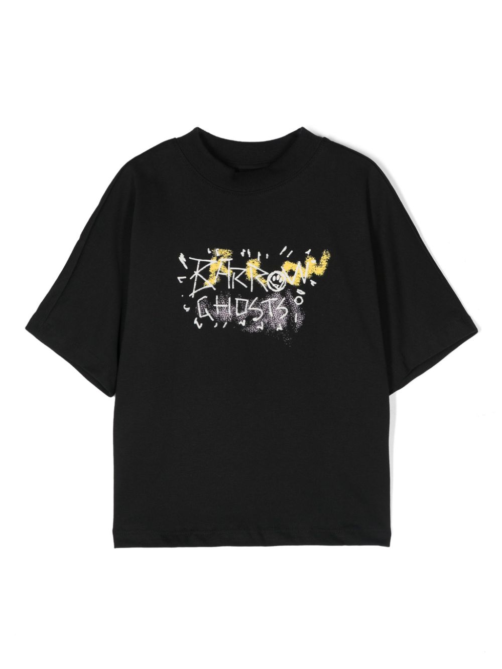 Barrow kids logo-print T-shirt - Black