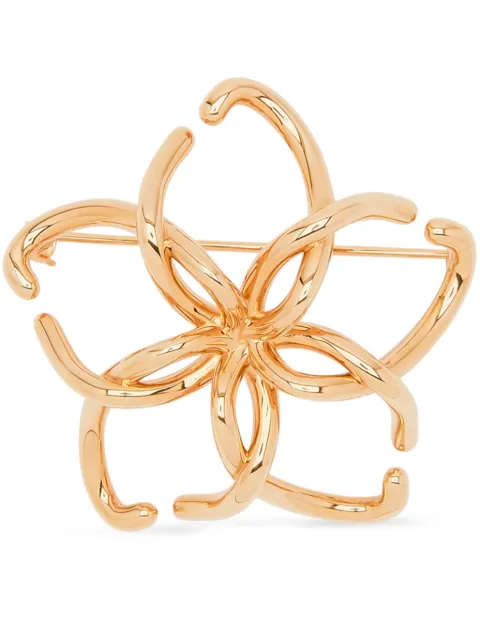 Oscar de la Renta O Flower brooch