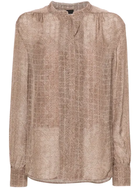 BOSS geometric-print shirt