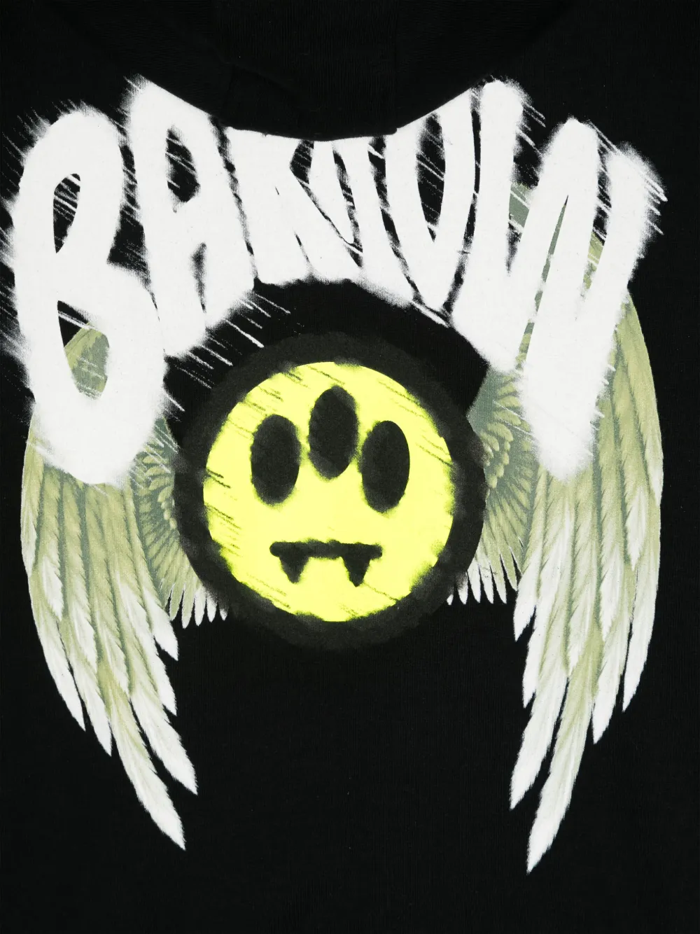 Barrow kids Hoodie met logoprint Zwart
