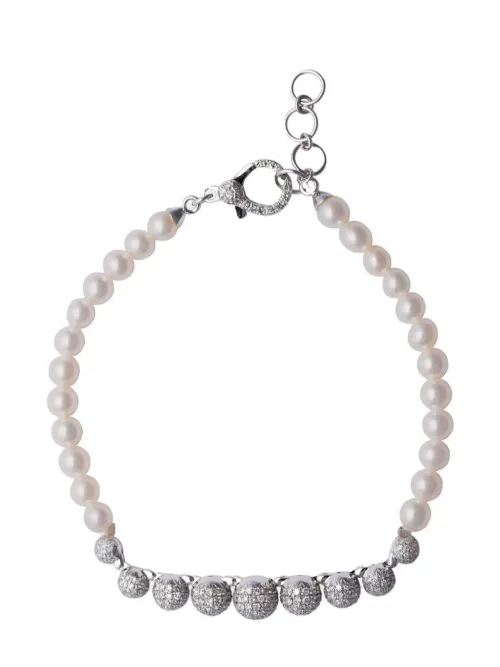 SHAY bracelet en or blanc 18ct - SHAY - Modalova