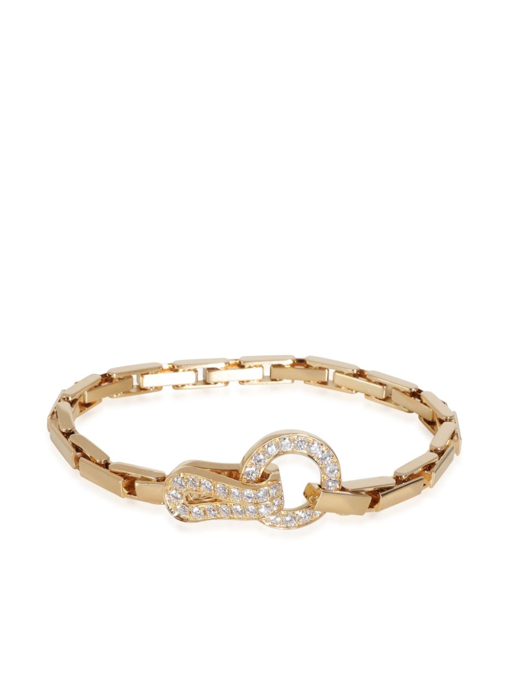 Image 1 of Cartier 18k yellow gold Agrafe diamond bracelet