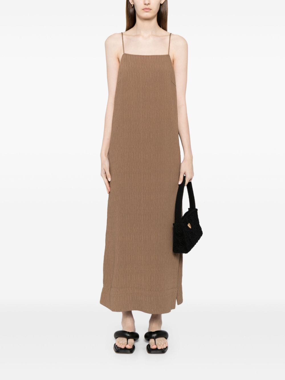 By Malene Birger Almeeda jurk - Bruin