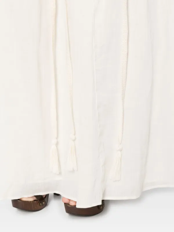 Ulla Johnson Corrine Midi Skirt | White | FARFETCH
