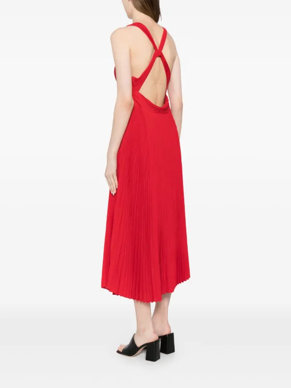 A.L.C. Everly Dress Red FARFETCH TR