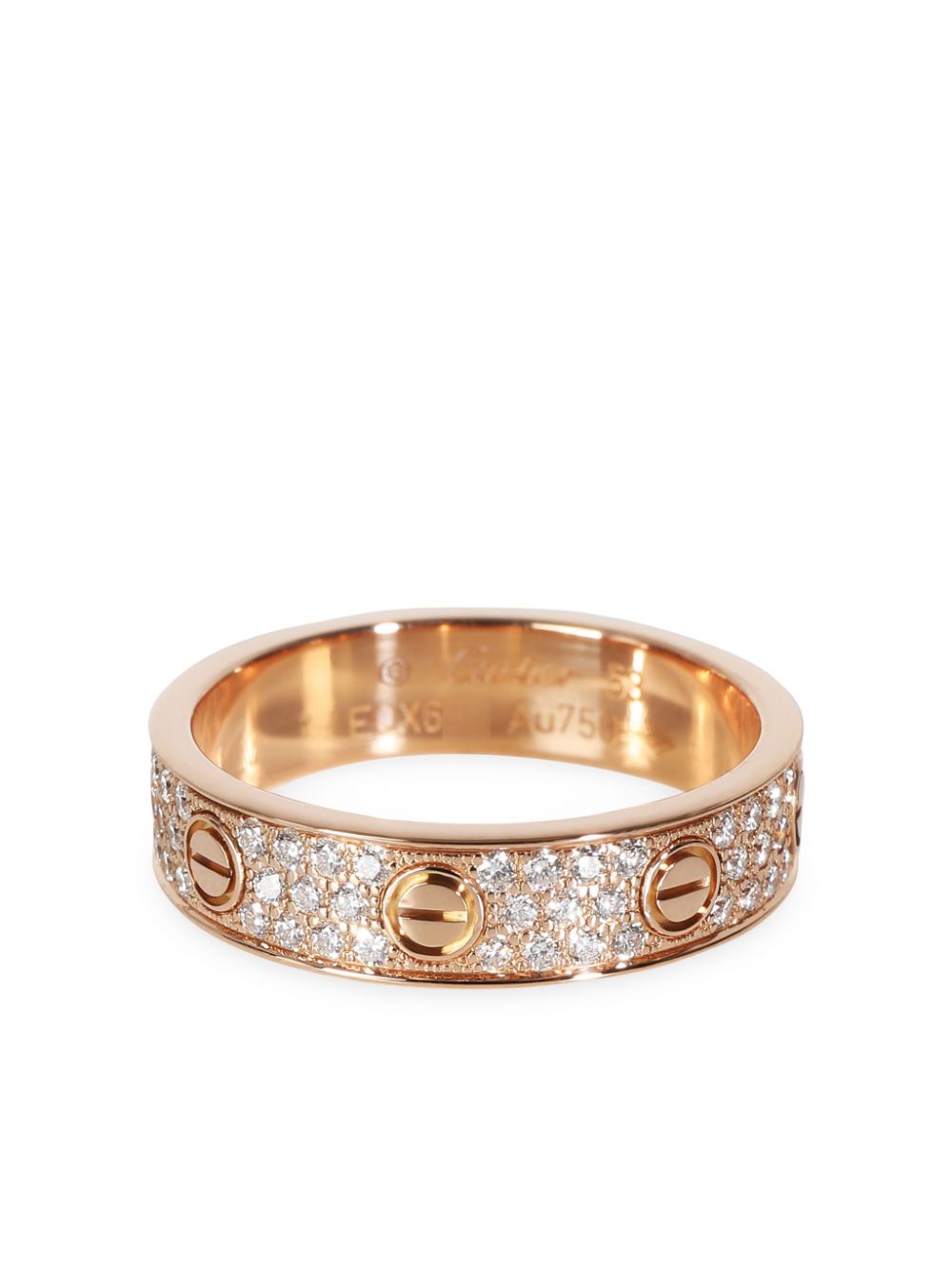 Image 1 of Cartier кольцо Love из розового золота с бриллиантами