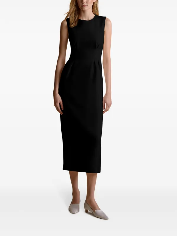 Adam Lippes Ophelia Sheath Dress | Black | FARFETCH Adam Lippes Ophelia Sheath Dress | Black | FARFETCH