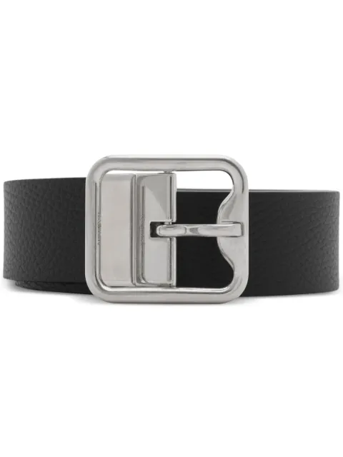 Burberry reversible leather B-buckle belt Men