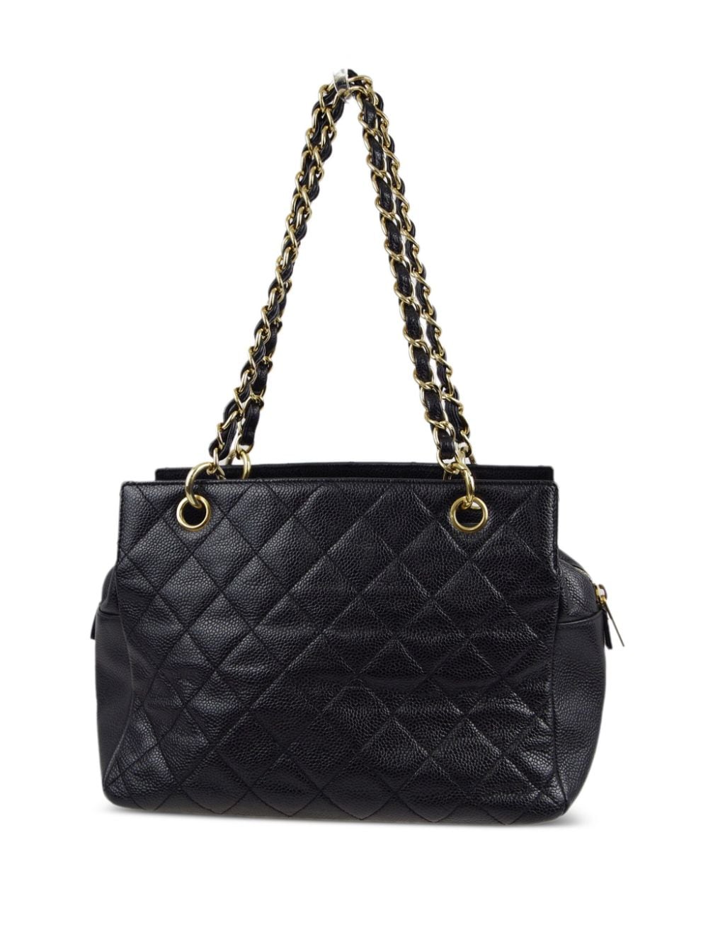 CHANEL Pre-Owned 2002 Petite Timeless kleine shopper - Zwart