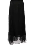 JNBY tulle maxi skirt - Black