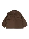 jnby by JNBY bow-embellished gathered bomber jacket - Brown