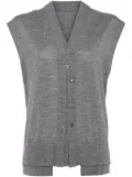 JNBY wool knit waistcoat - Grey