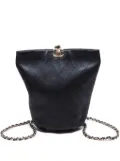 CHANEL Pre-Owned 2018-2019 bucket two-way bag - Black